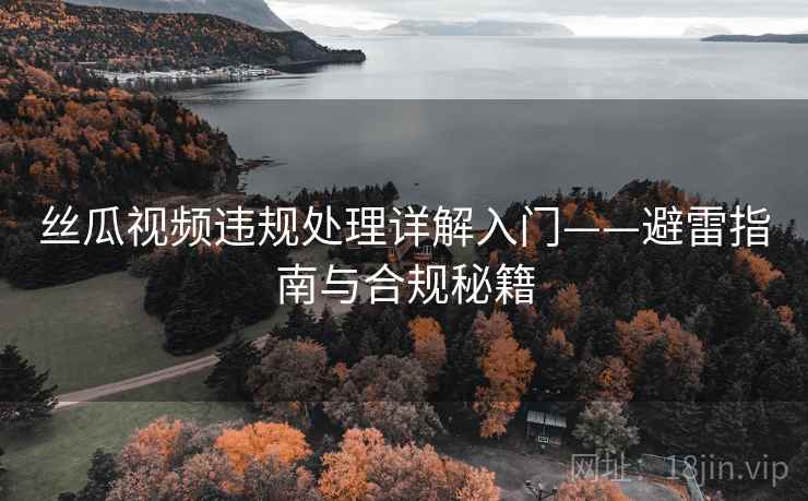 丝瓜视频违规处理详解入门——避雷指南与合规秘籍