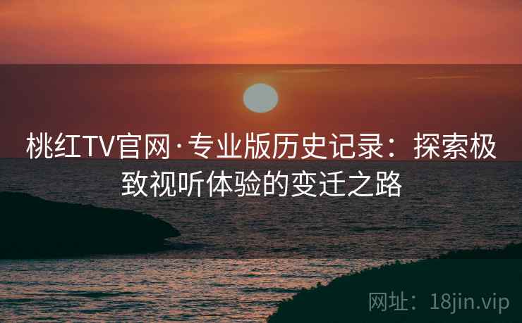 桃红TV官网·专业版历史记录：探索极致视听体验的变迁之路