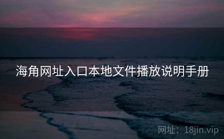 海角网址入口本地文件播放说明手册