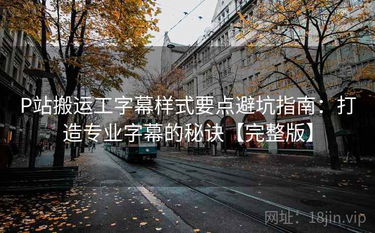 P站搬运工字幕样式要点避坑指南：打造专业字幕的秘诀【完整版】
