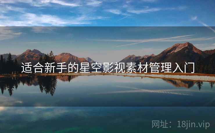适合新手的星空影视素材管理入门