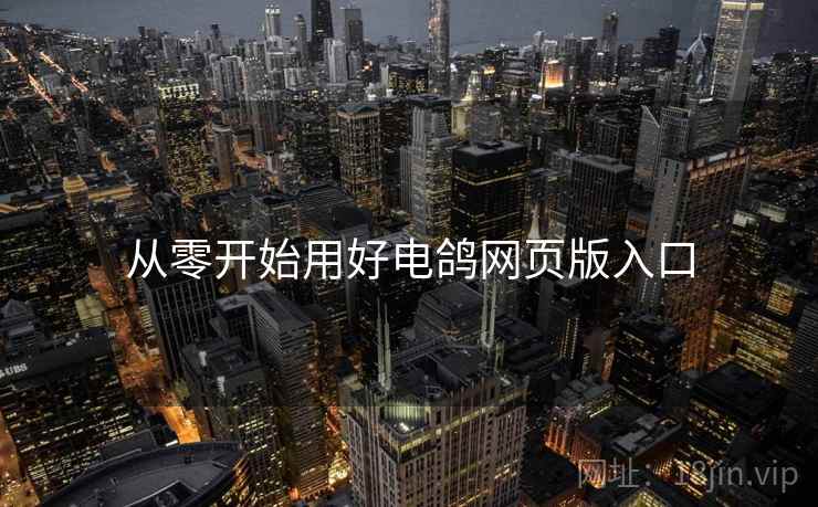 从零开始用好电鸽网页版入口
