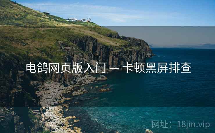 电鸽网页版入门 — 卡顿黑屏排查