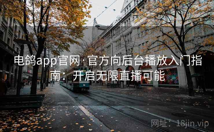 电鸽app官网·官方向后台播放入门指南：开启无限直播可能